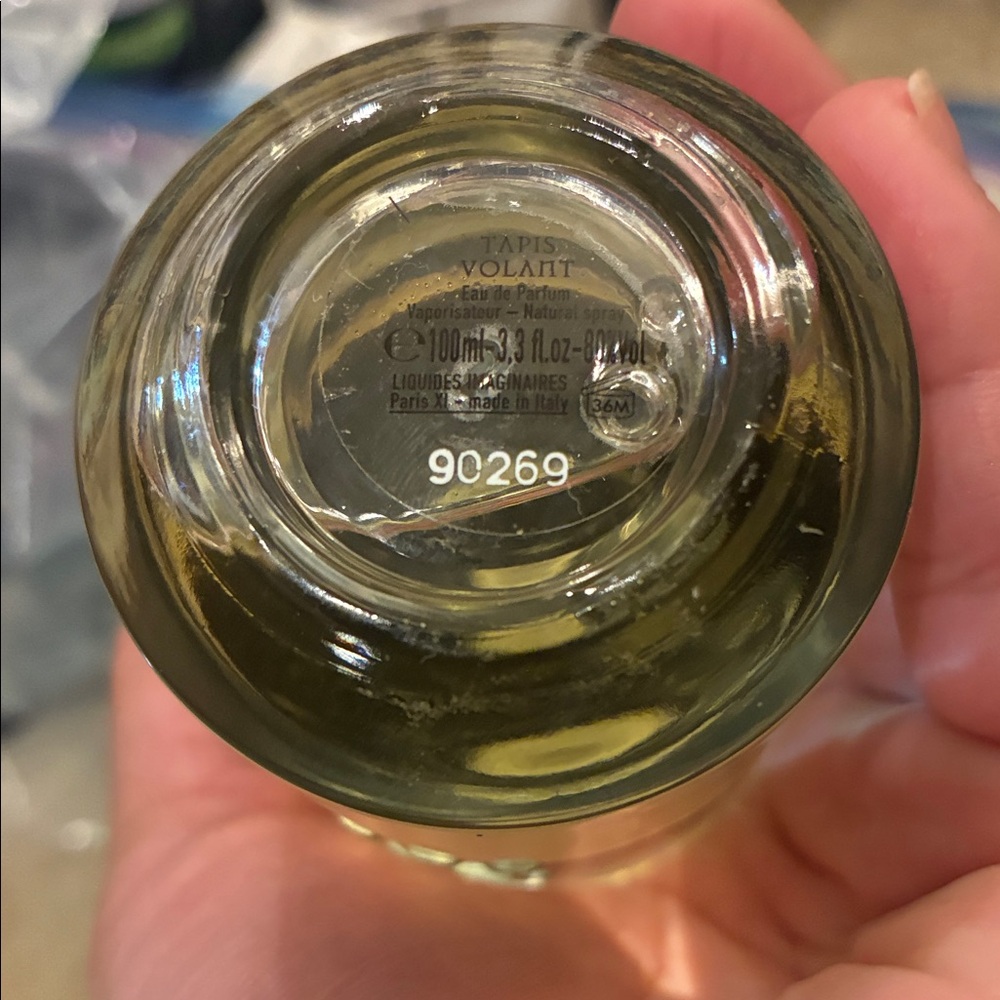 Gold and Clear Perfume Bottle - Picture 2 of 2